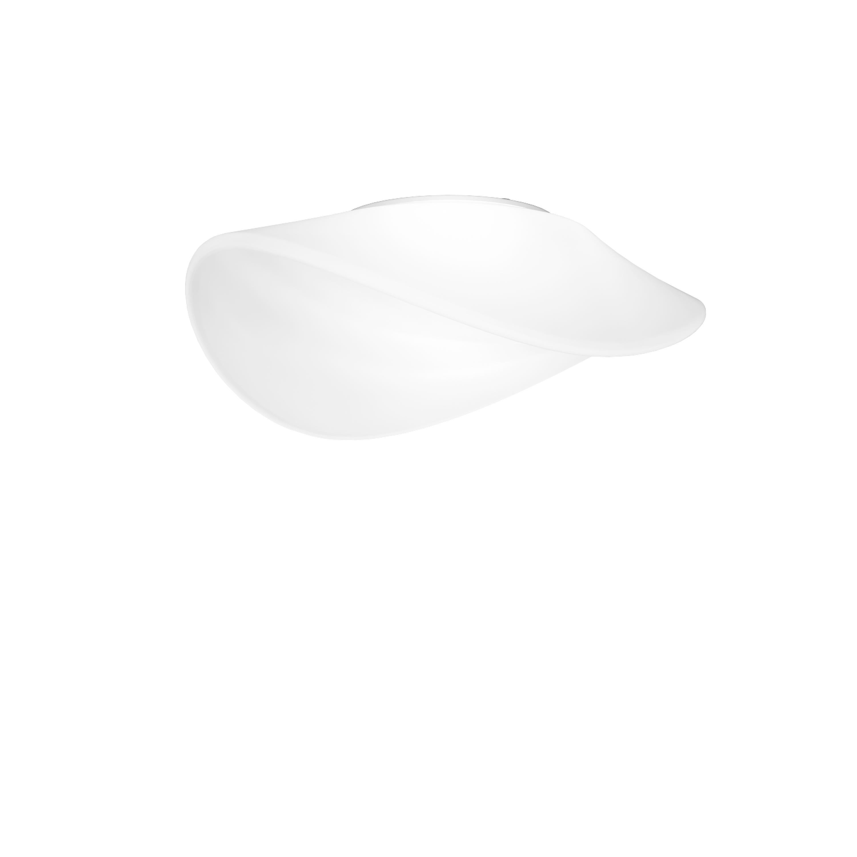 Modern Vistosi Balance Flush Mount/Wall Scone in White Glossy For Sale