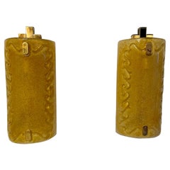 Vistosi & Bd Lumica Wall Lighting Gold Glass Murano, Italy, 1970