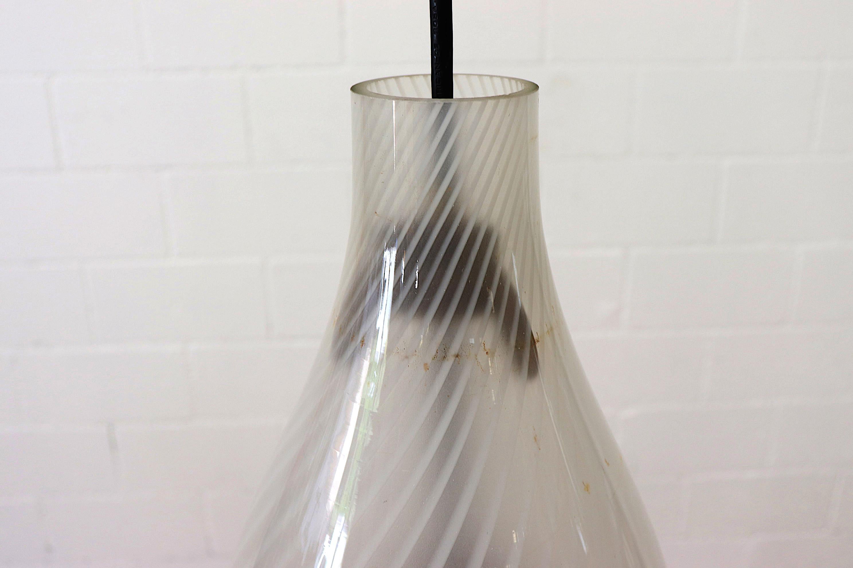 Vistosi Blown Glass Ceiling Lamp 1