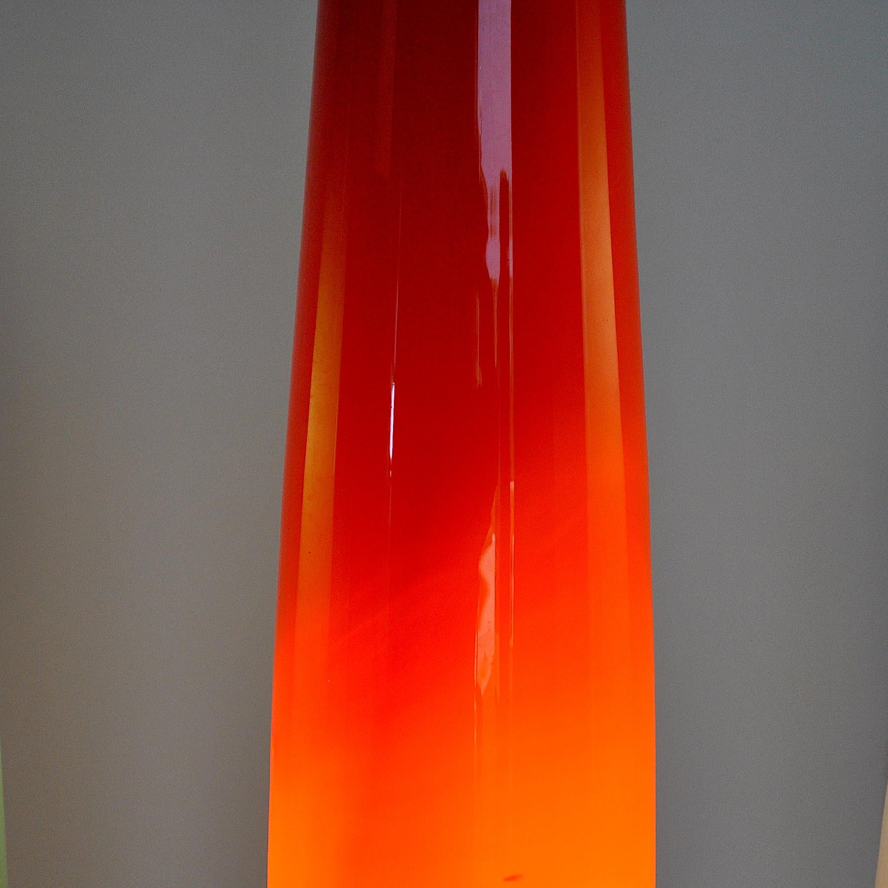 Lustre Vistosi en verre coloré de Murano 60''s en vente 8