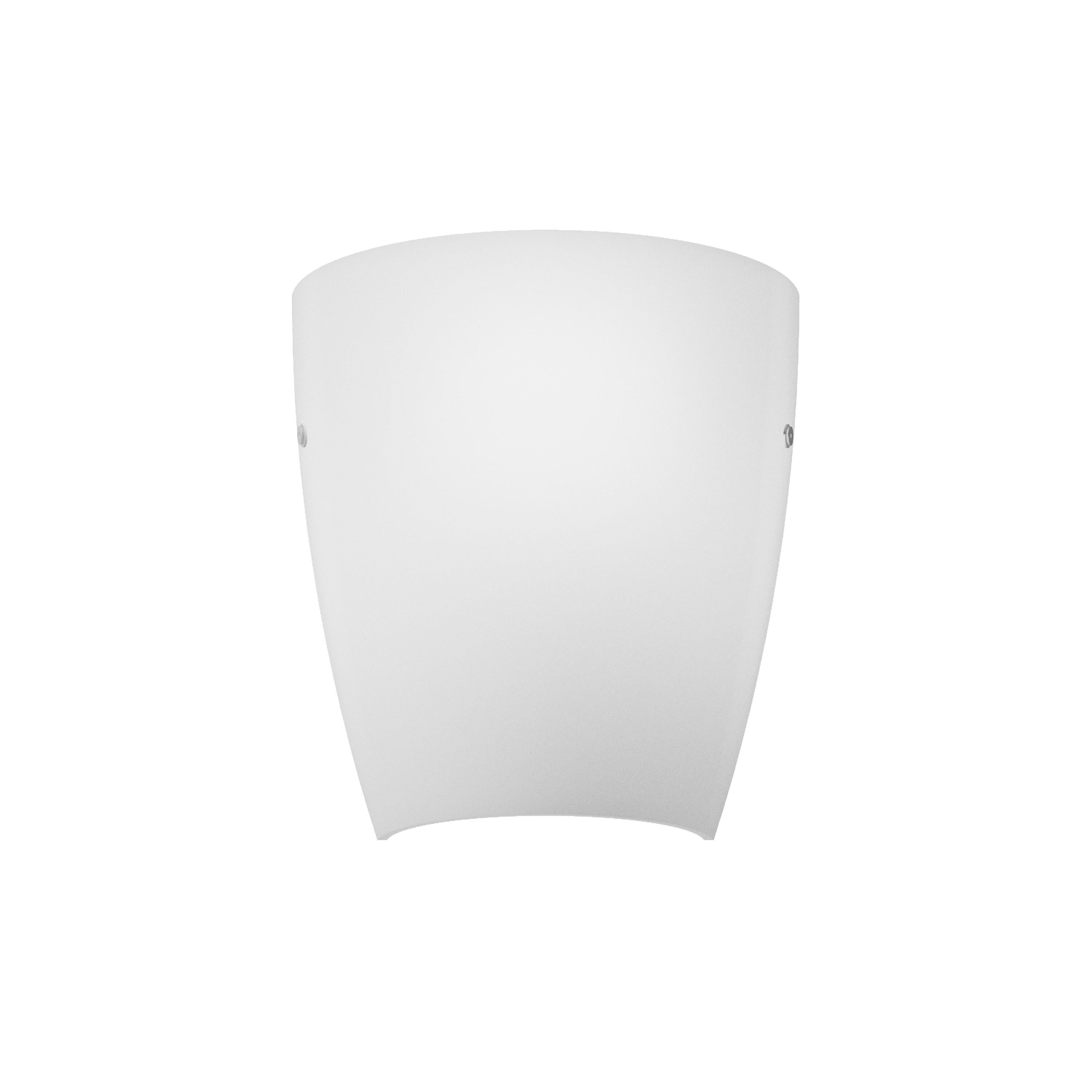 Modern Vistosi Dafne Wall Sconce in Matte White Glass For Sale