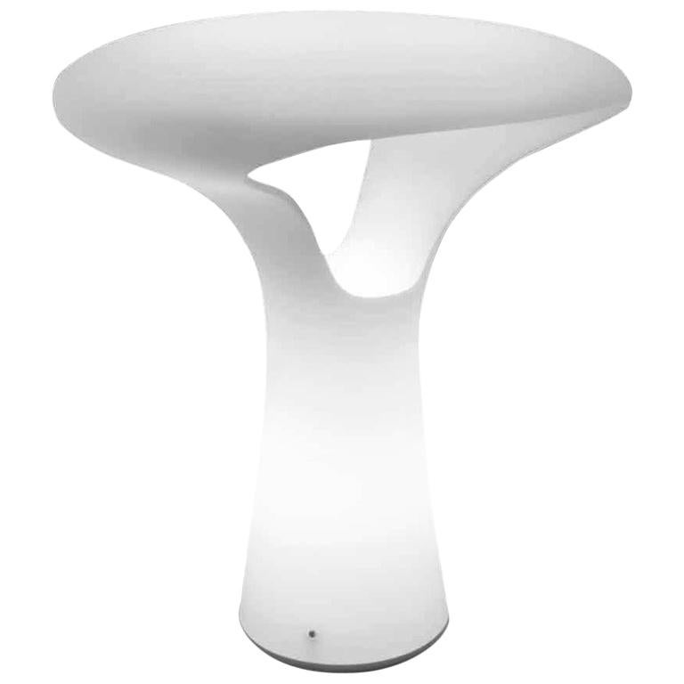 Vistosi Ferea Table Lamp in Satin White by Emmanuel Babled For Sale