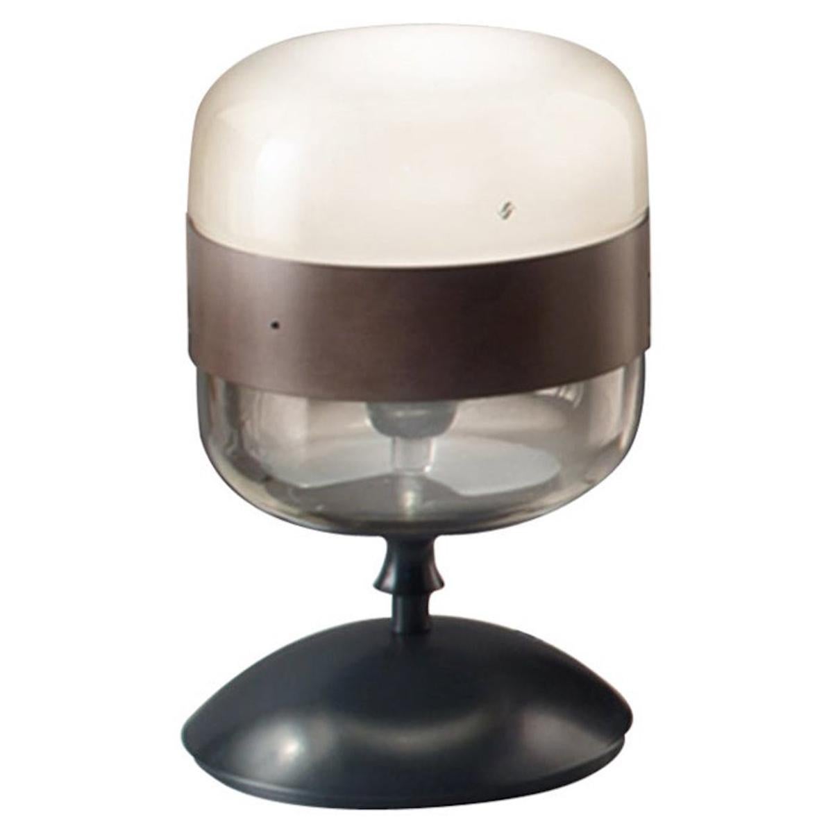 Vistosi Futura Short Table Lamp in Smoke by Hangar Design Group For Sale