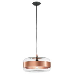 Vistosi Futura SPG Pendant Light in Crystal and Copper by Hangar Design Group