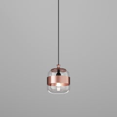 Lámpara Colgante Vistosi Futura de Cristal y Cobre
