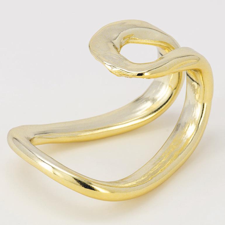 Italian Vistosi Giogali Flush Mount in Crystal Gold Glass And Matt Bronze Frame For Sale