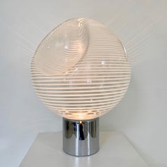 Lampada da tavolo Vistosi Glass Rare, modello Corba, circa 1960, Italia.
