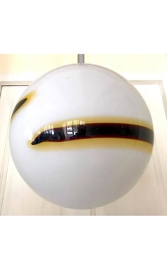 Globe with Glass Murano bicolore, Italy, 1970, Vistosi