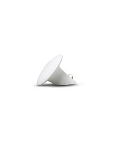 Vistosi Italian Murano White Opaline Glass Table Lamp