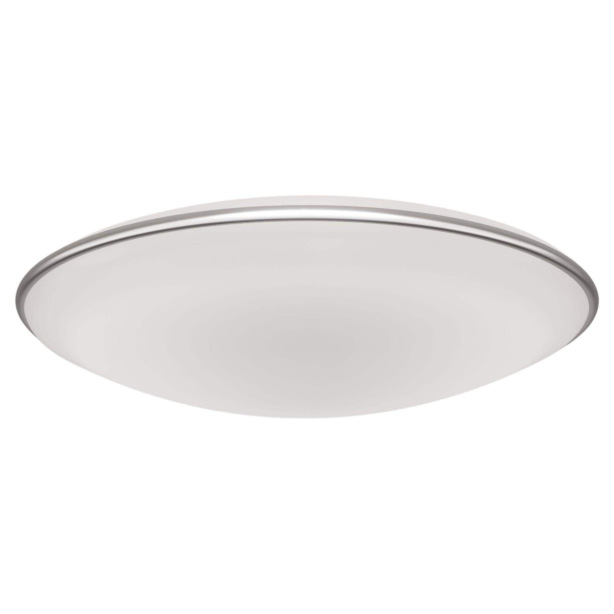 Grande applique murale/encastrée Aurora de Vistosi en verre cristal blanc
