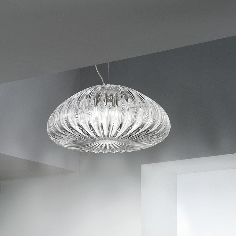 Moderne Grande lampe à suspension Vistosi Diamante de Barbara Maggiolo en vente