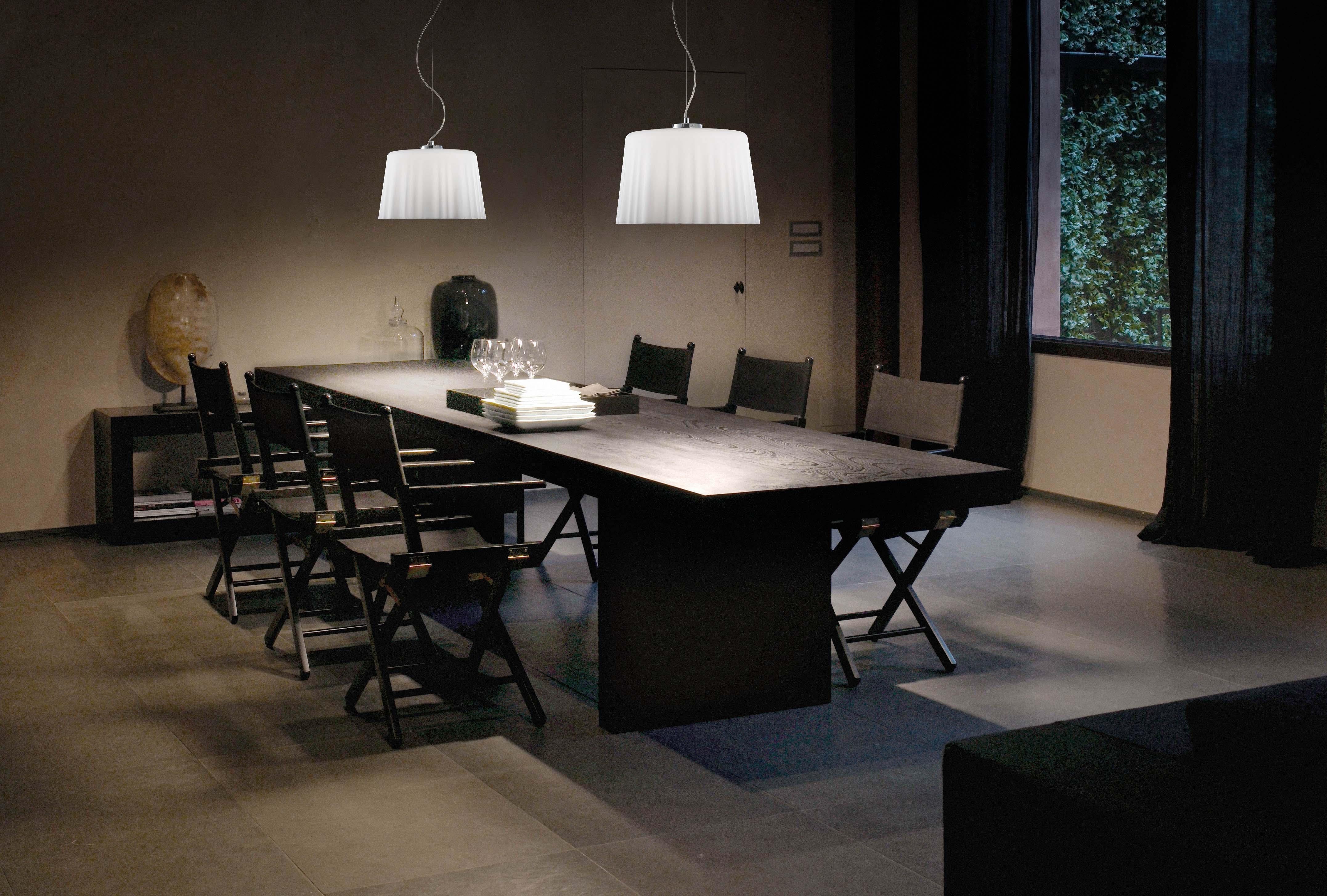 Contemporary Vistosi LED Cloth Suspension Light by Romani Saccani Architetti Associati For Sale