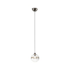 LED Oro SP P Suspension Light with Nickel Frame by Vistosi