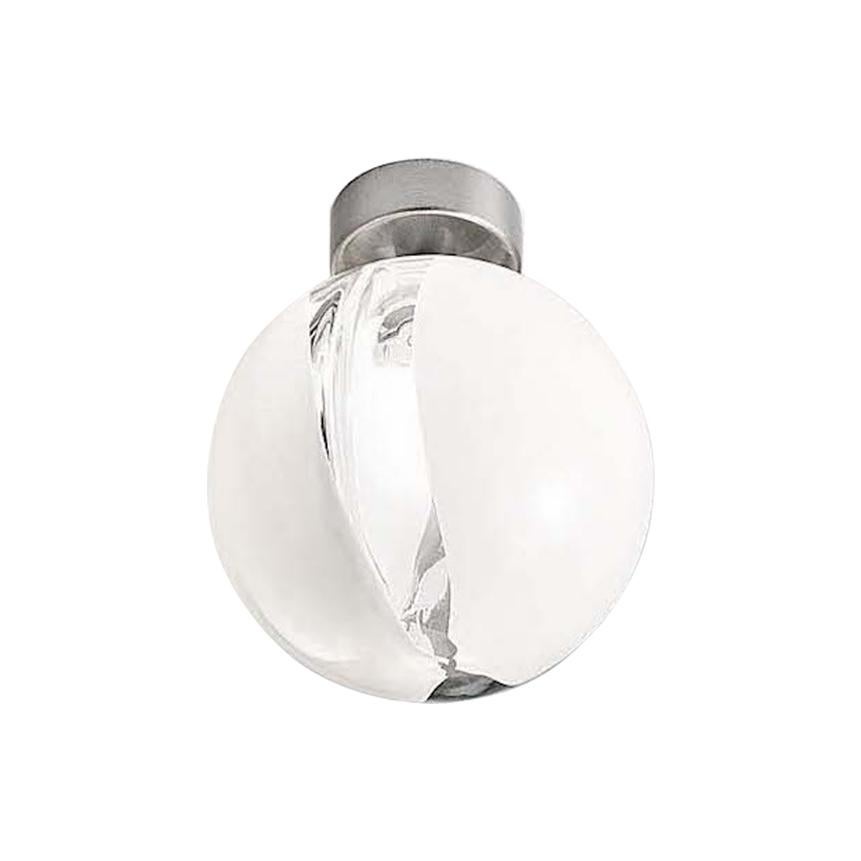 White (Crystal and White) Vistosi LED Poc FA 16 Spot Light by Barbara Maggiolo