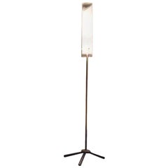 Vistosi Lio Floor Lamp in Crystal and White by Vistosi Historic Archive