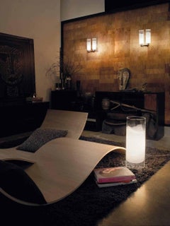 Vistosi Lio Two-Piece Wall Sconce in Crystal & White by Vistosi Historic Archive