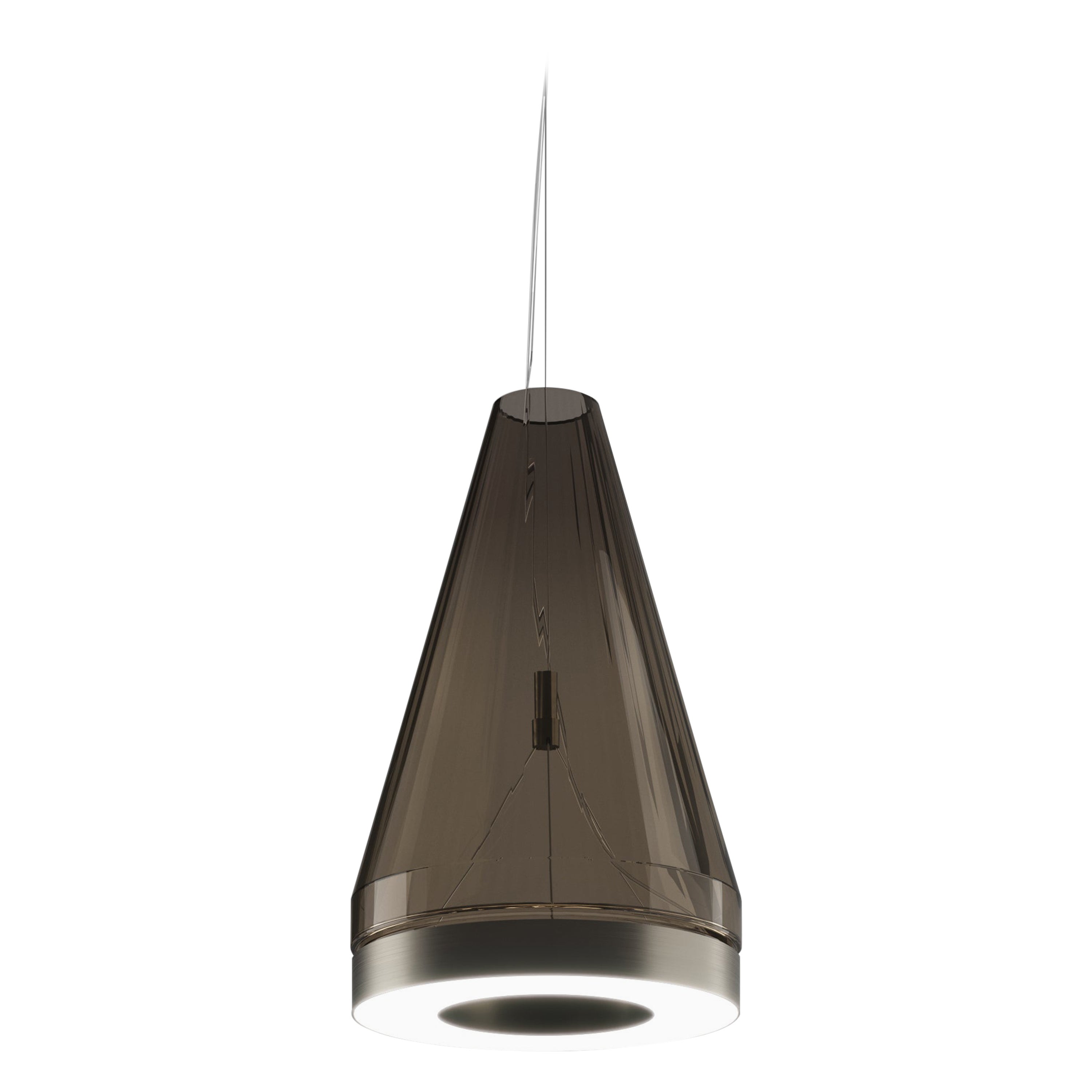 Vistosi Medea Lights en verre transparent vieux vert en vente