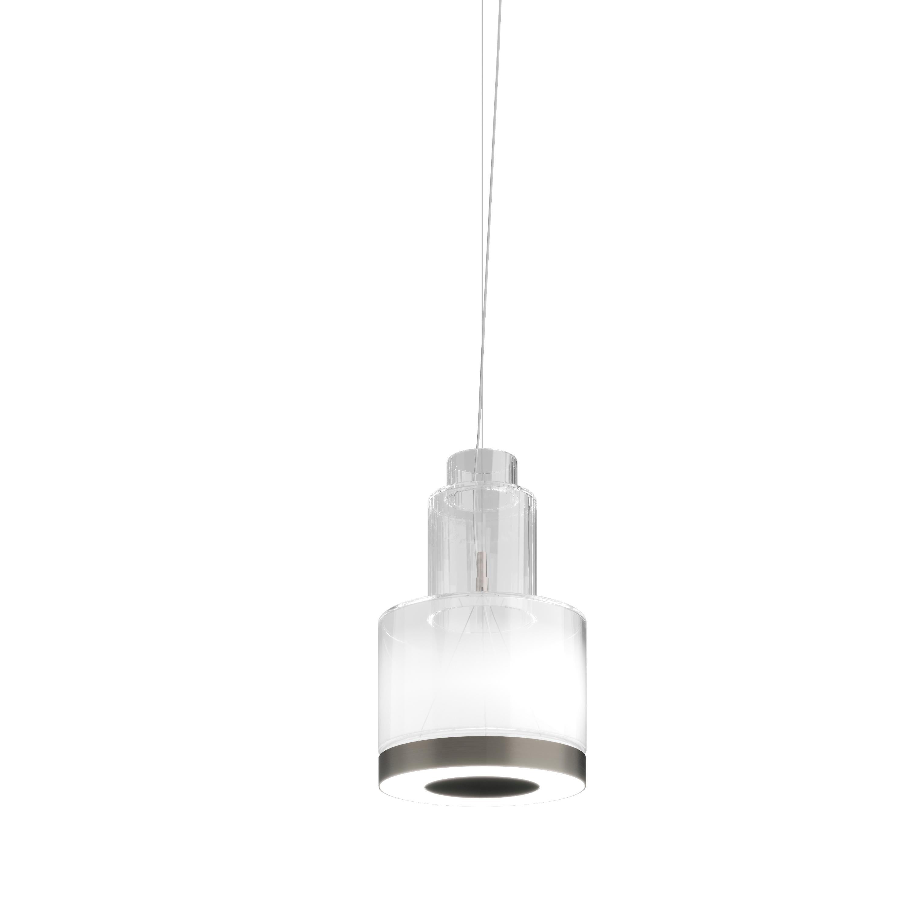 Modern Vistosi Medea Pendant Light in White For Sale