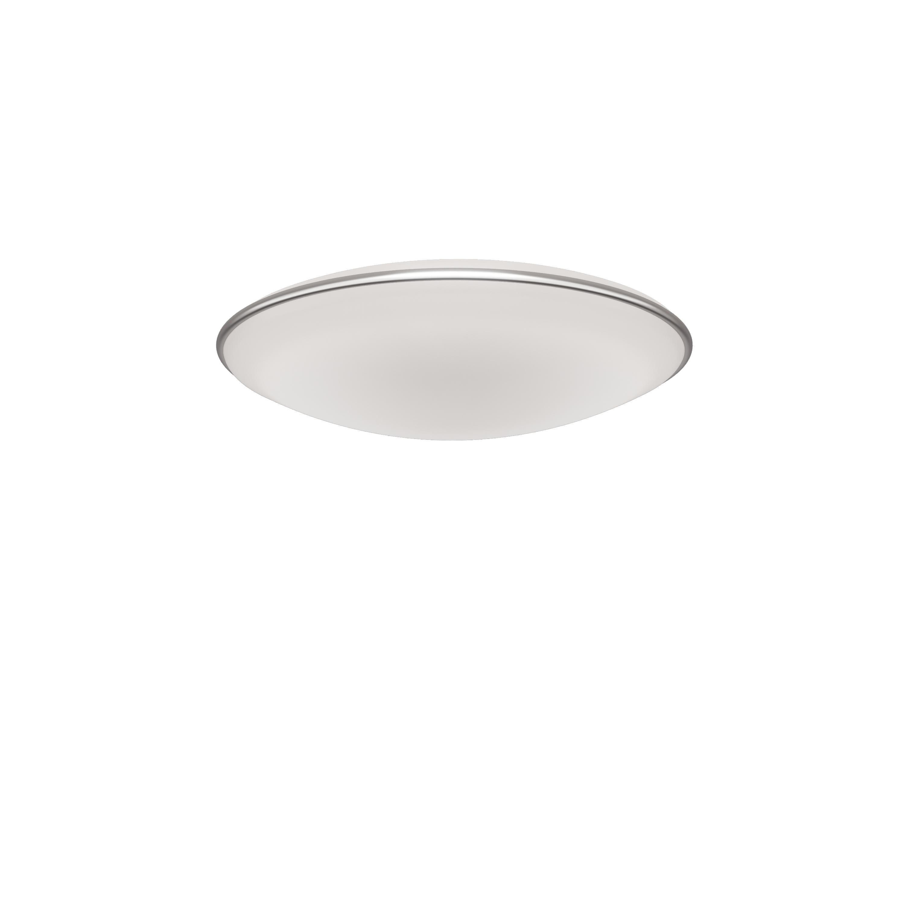 Modern Vistosi Medium Aurora Flush Mount/Wall Scone in White Crystal Glass For Sale