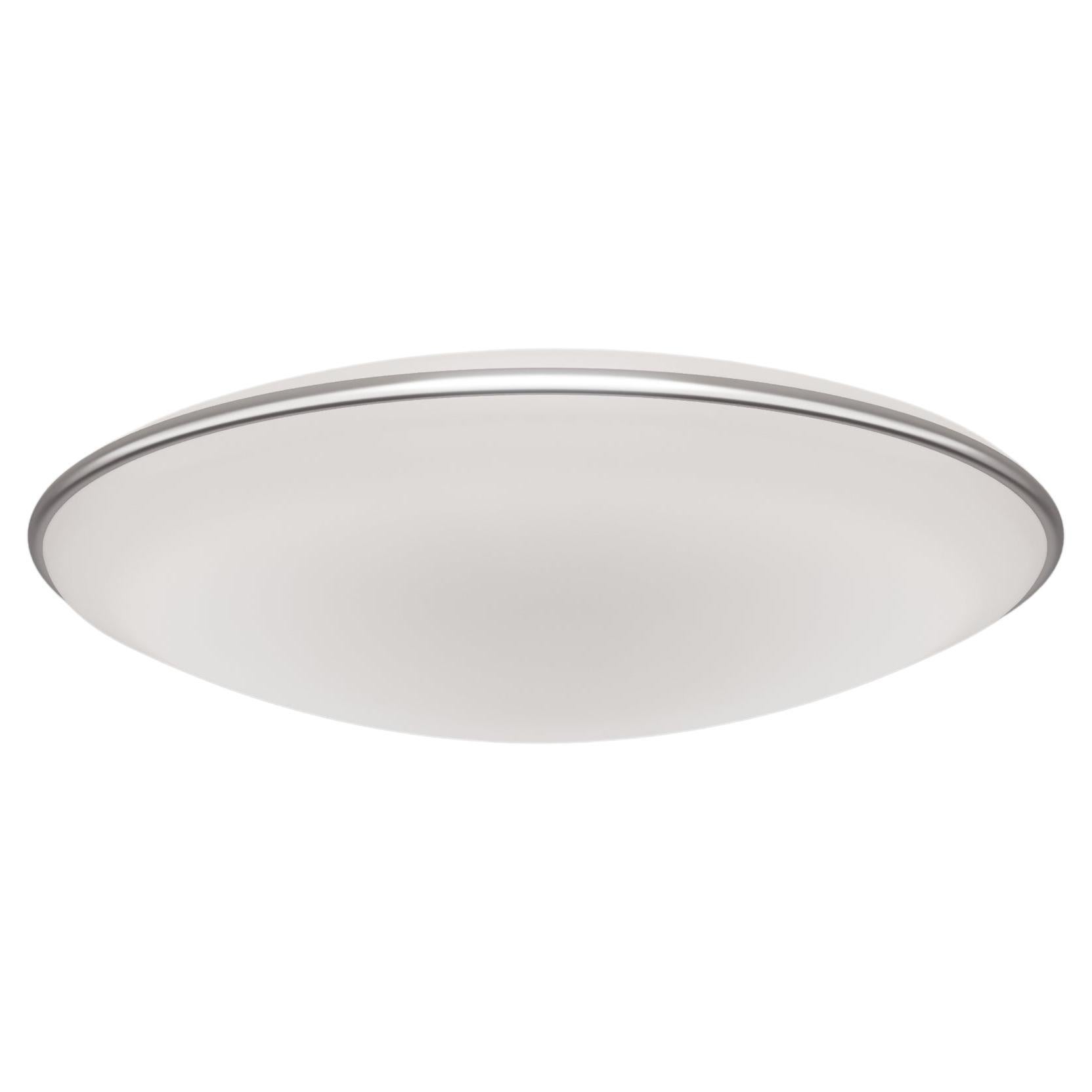 Applique murale/encastrée Aurora Vistosi en verre cristal blanc de taille moyenne en vente