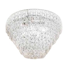 Vistosi Minigiogali Flush Light in Crystal Transparent Glass