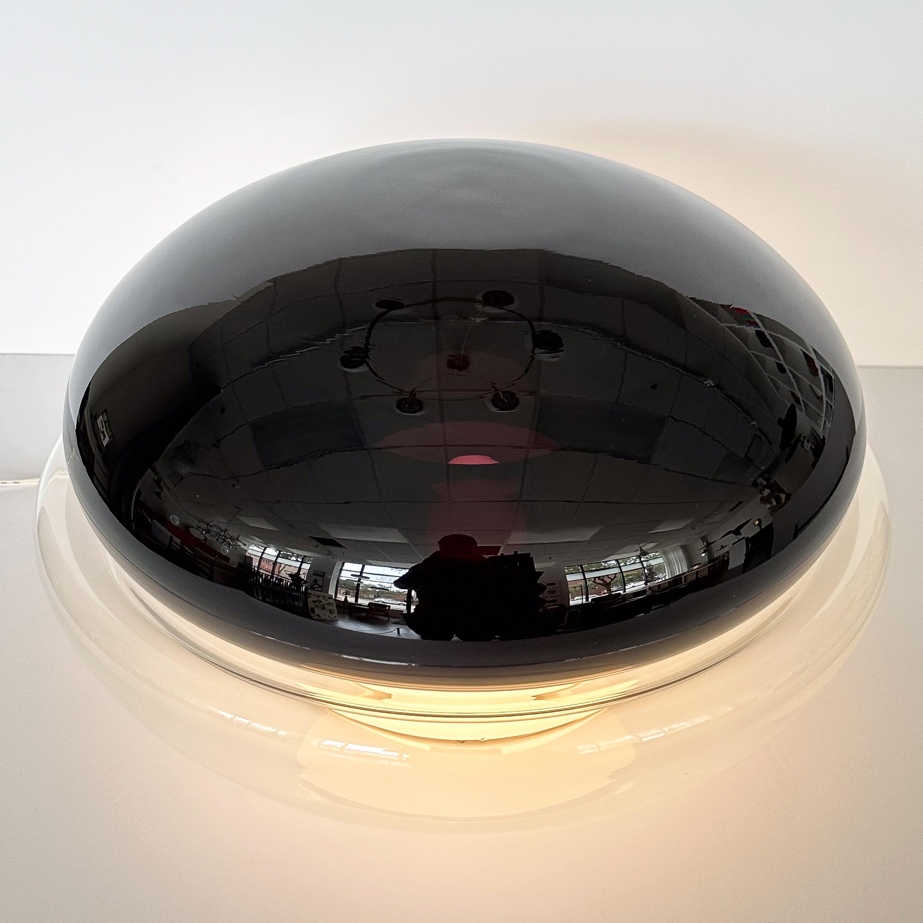 Vistosi „Traro“ Tischlampen aus schwarzem und weißem Glas von Michael Red im Angebot 6
