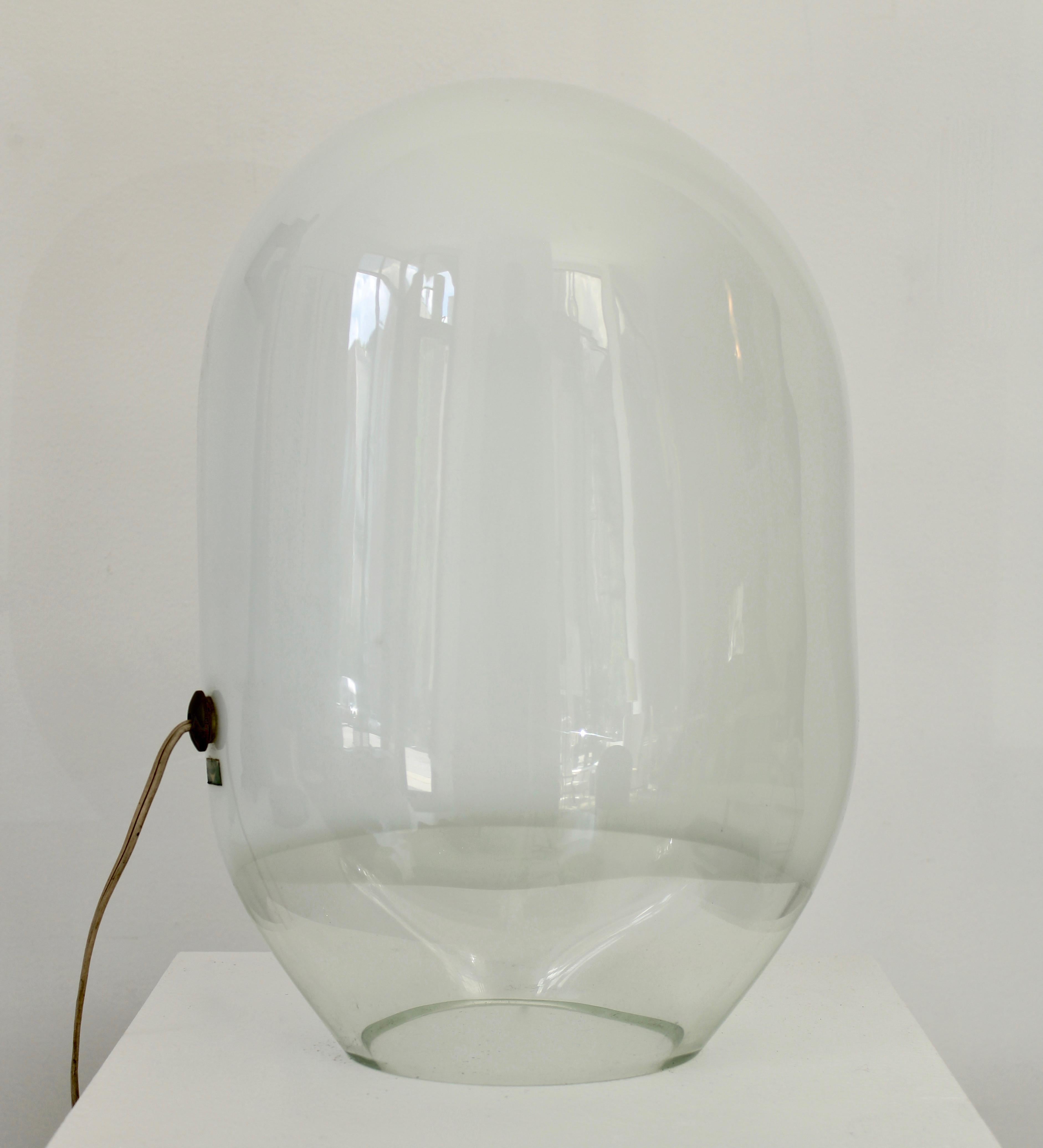 Vistosi Munega Murano Italian Blown Glass Table Lamp Gino Vistosi 1978 2