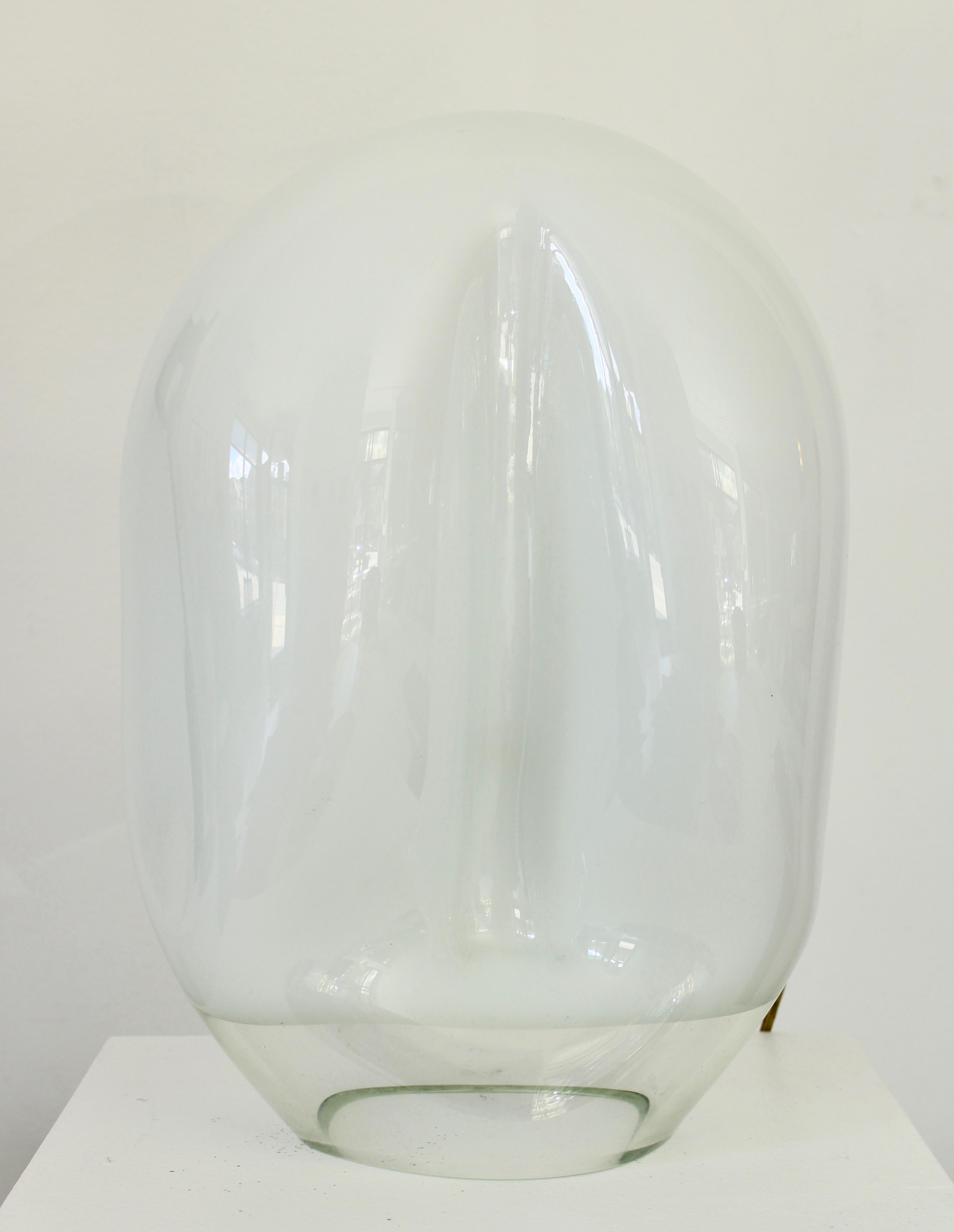 Vistosi Munega Murano Italian Blown Glass Table Lamp Gino Vistosi 1978 3