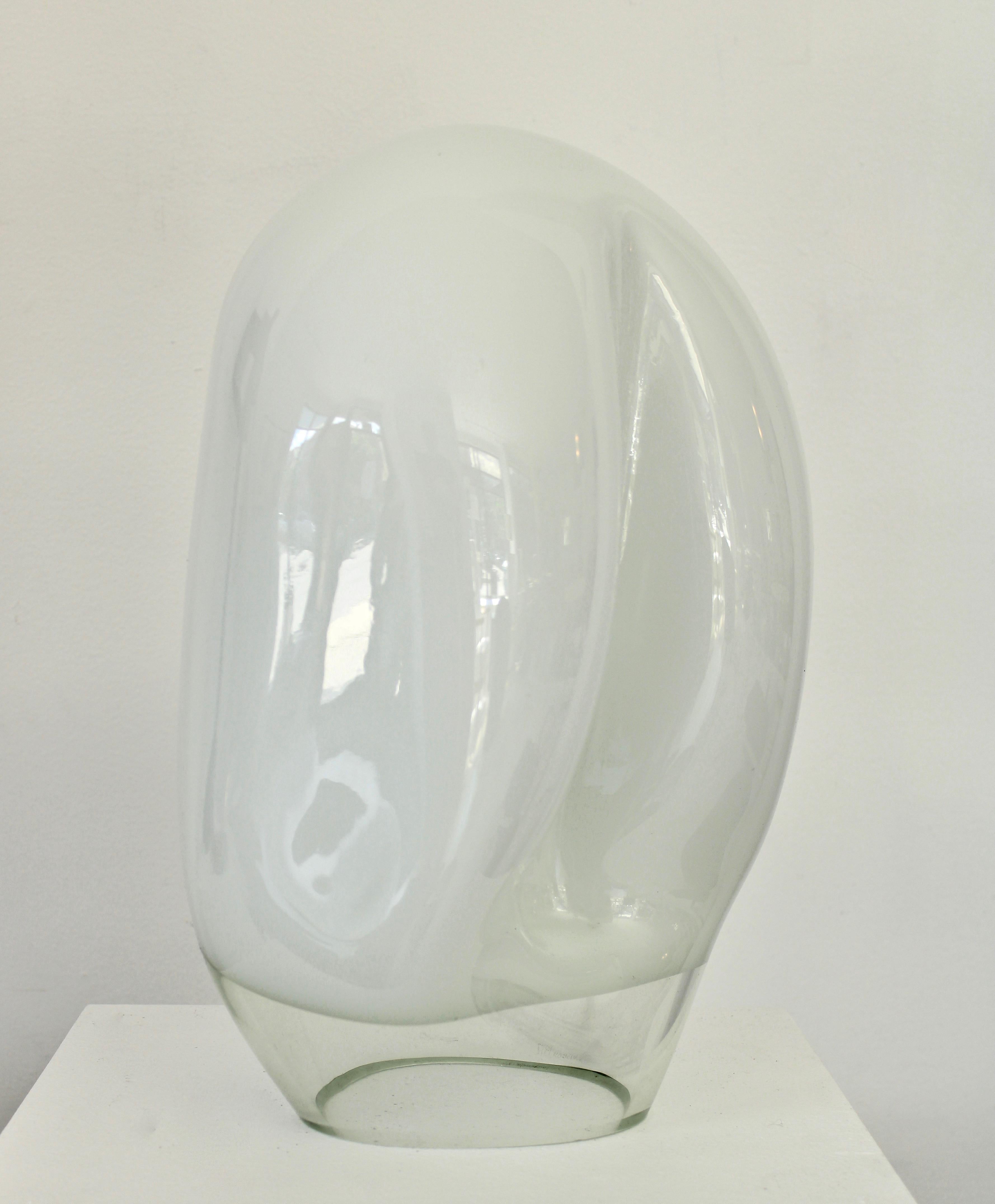 Vistosi Munega Murano Italian Blown Glass Table Lamp Gino Vistosi 1978 4