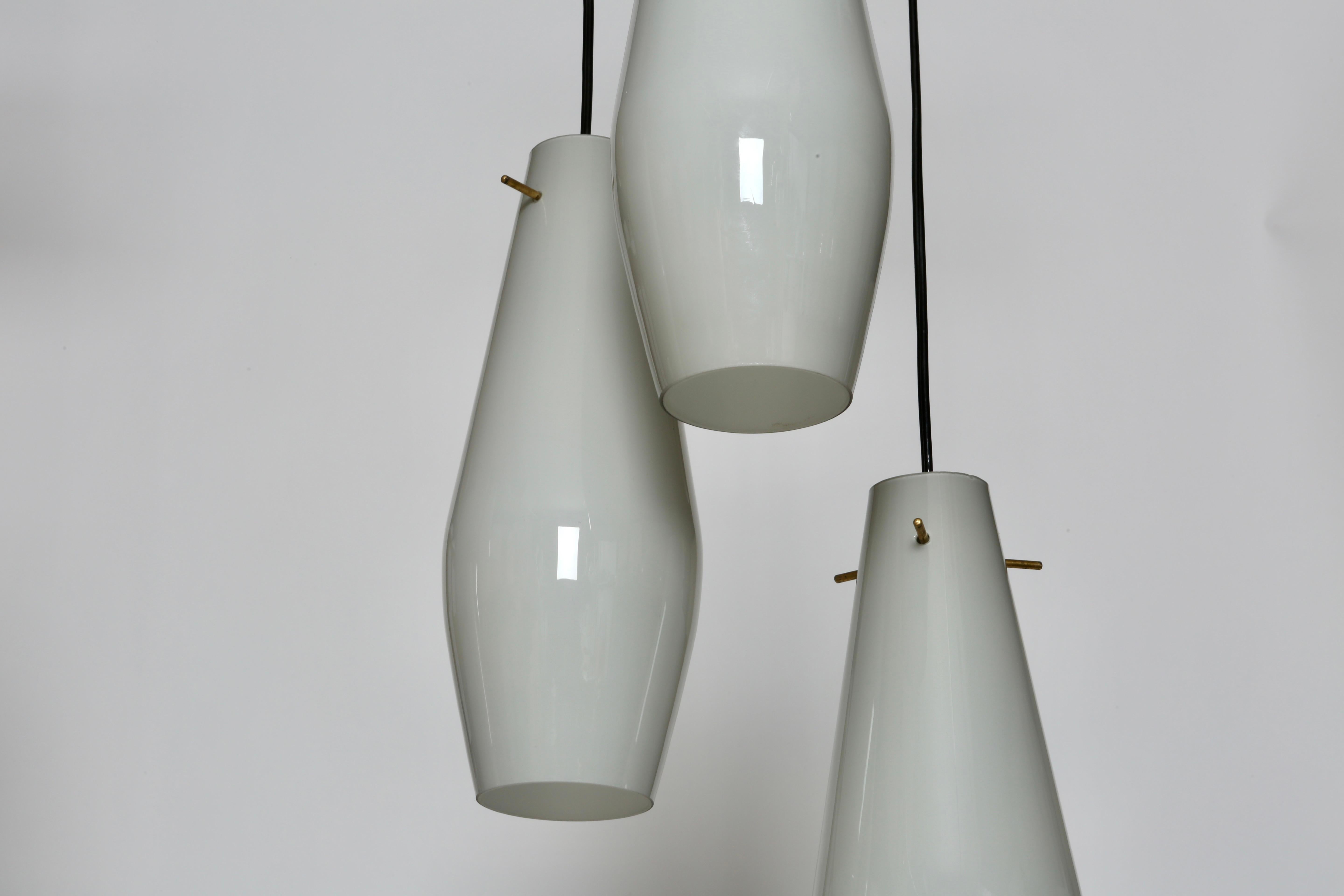 Vistosi Murano glass ceiling suspensions For Sale 2