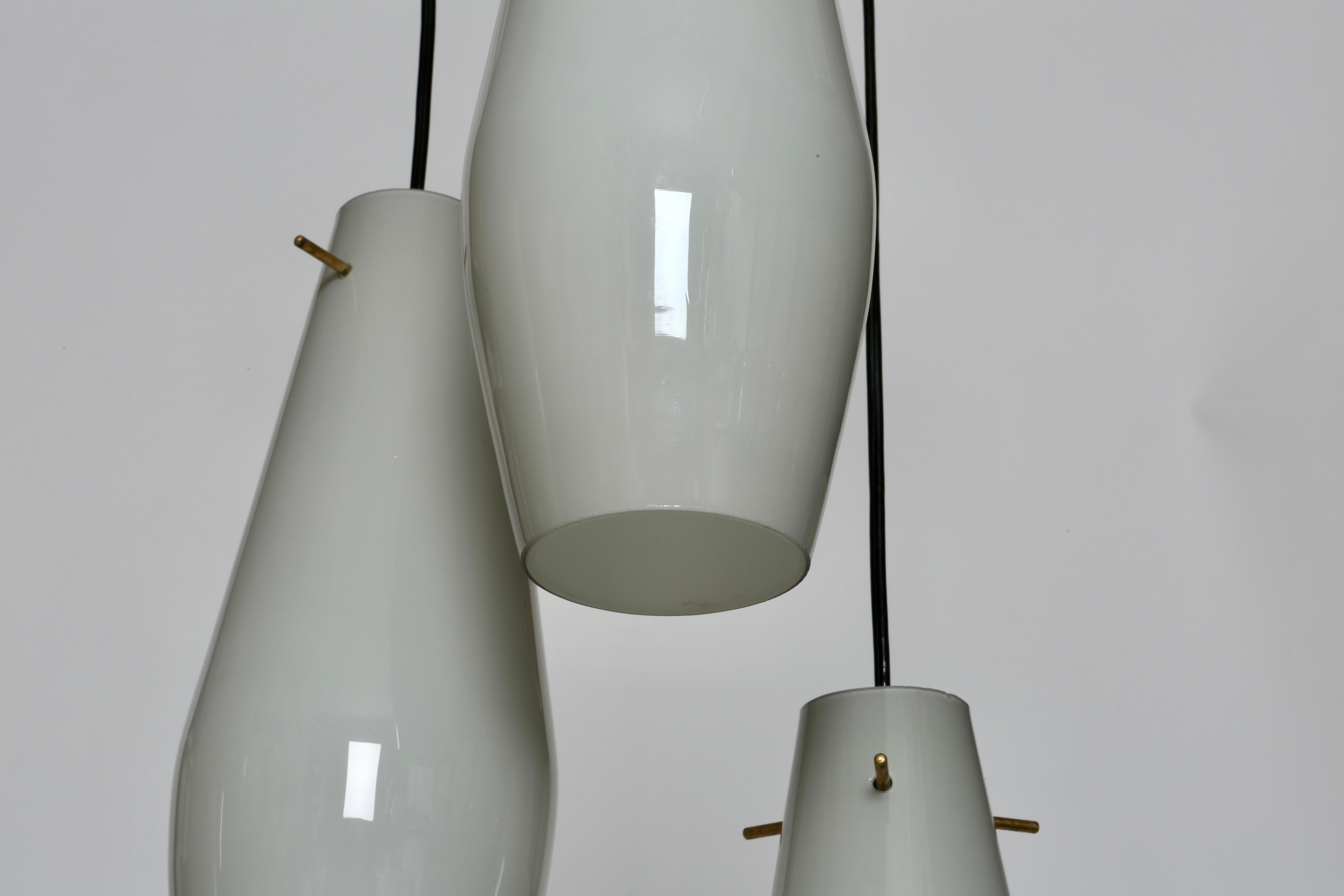 Vistosi Murano glass ceiling suspensions For Sale 3
