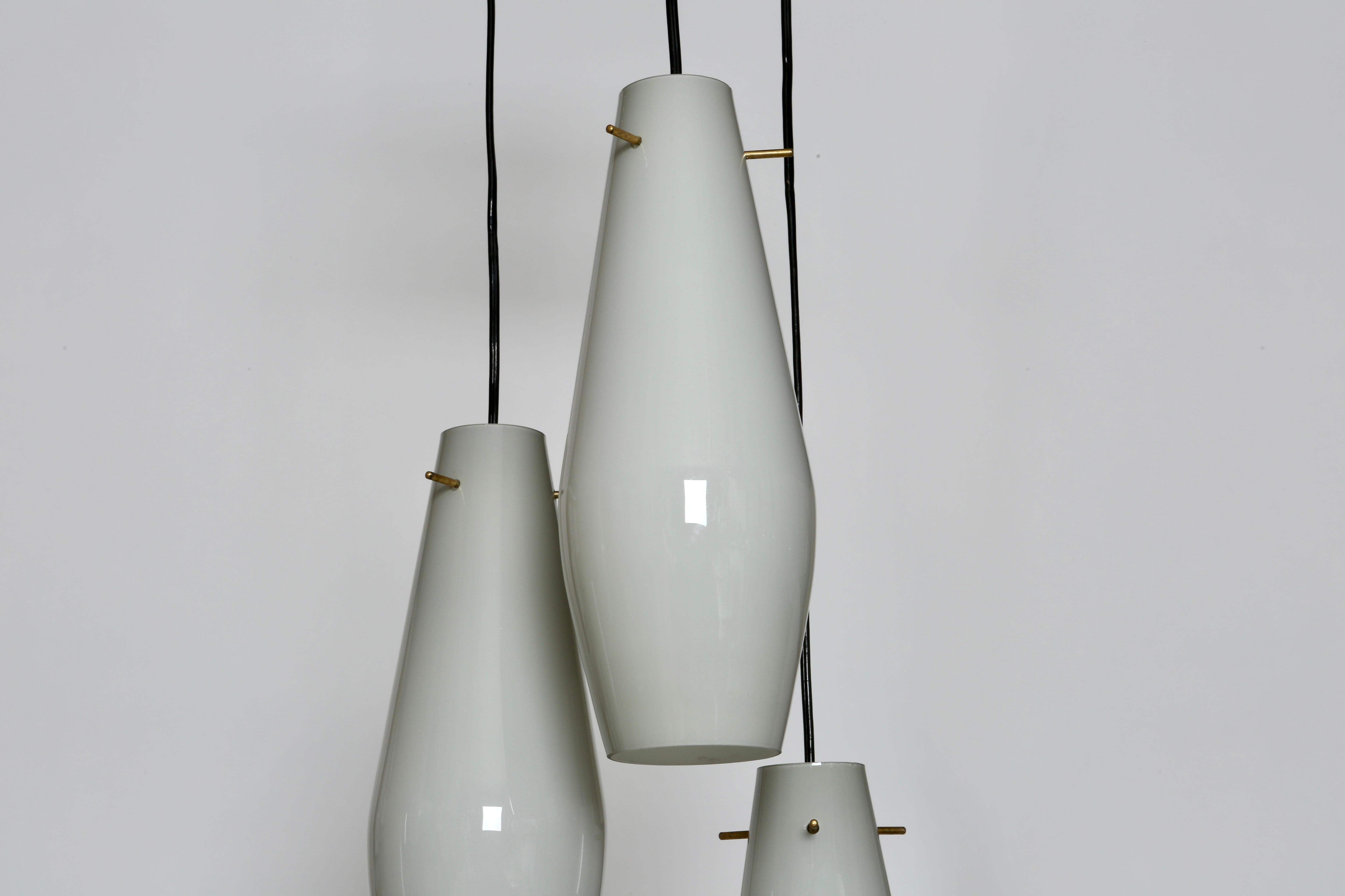 Vistosi Murano glass ceiling suspensions For Sale 1