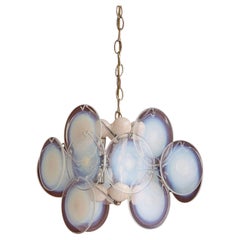 Vistosi Murano Glass Disc Chandelier