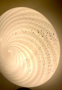 Vistosi Murano Glass with silver dust wall lighting by Vetri 55cm, Italy 1970s