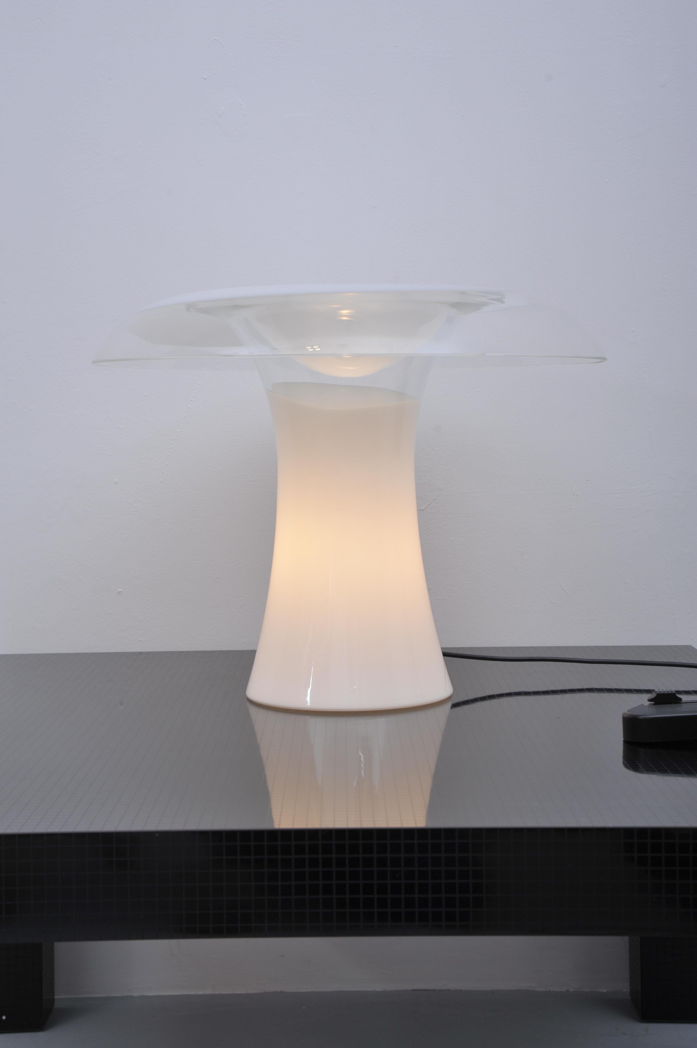 Vistosi Seta de Murano Tischleuchte Glas 1970 en Bueno estado para la venta en Wiesbaden, DE