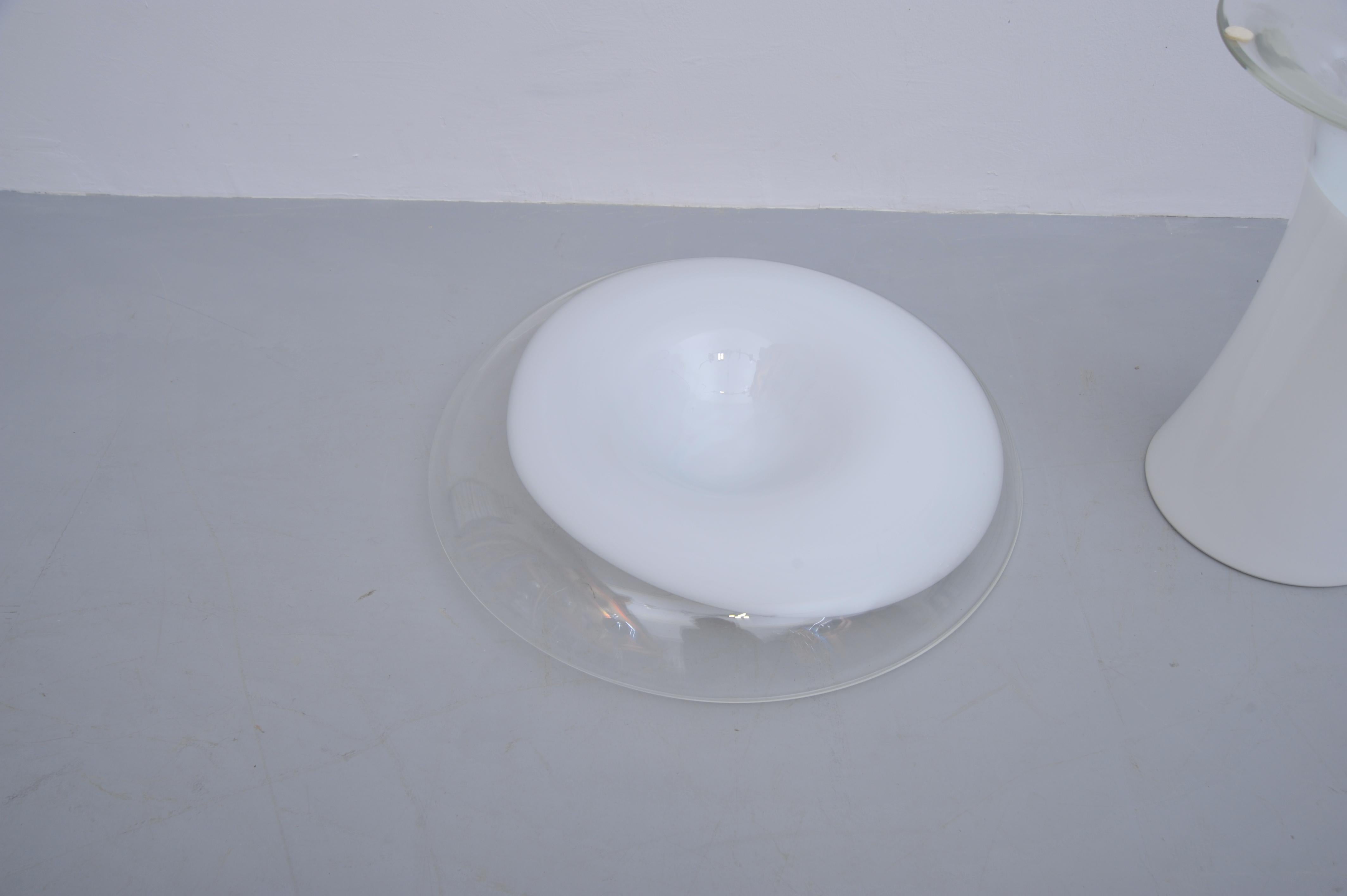 Vistosi Seta de Murano Tischleuchte Glas 1970 en venta 1