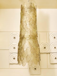 Vistosi Murano Pale Green Glass Chandelier