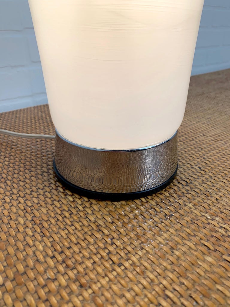 Modern  Angelo Mangiarotti Lesbo Table Lamp for Artemide Italian Blown Glass 1960s