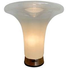 Angelo Mangiarotti Lesbo Table Lamp for Artemide Italian Blown Glass 1960s