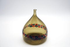 Vistosi Murano Vase Design Peter Pelzel and Alessandro Pianon, 1960s