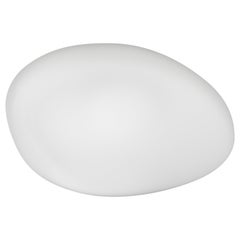 Vistosi Neochic Flush/Wall Sconce G Light in White Satin by Chiaramonte & Marin