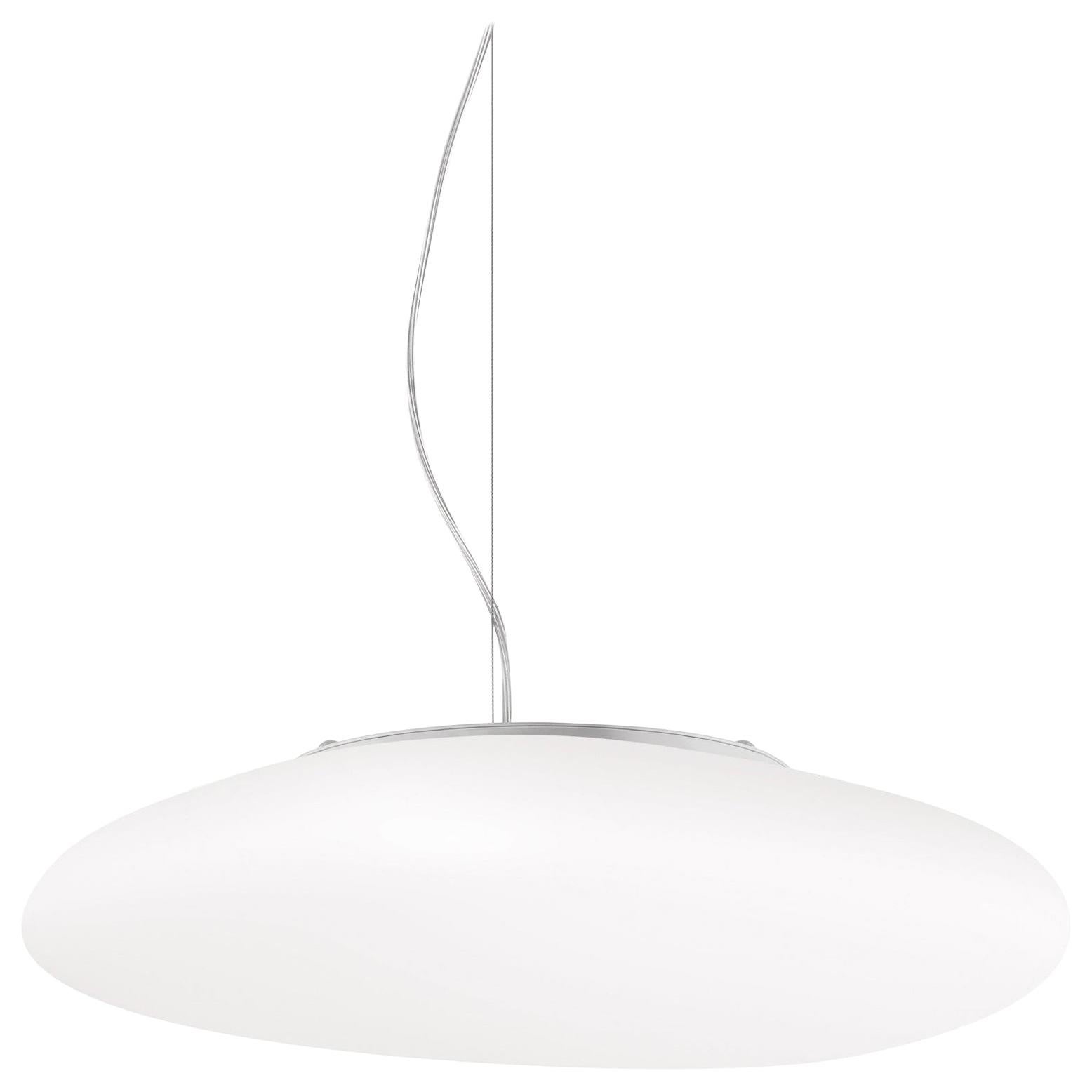 Vistosi Neochic Large Pendant Light in White by Chiaramonte and Marin For Sale