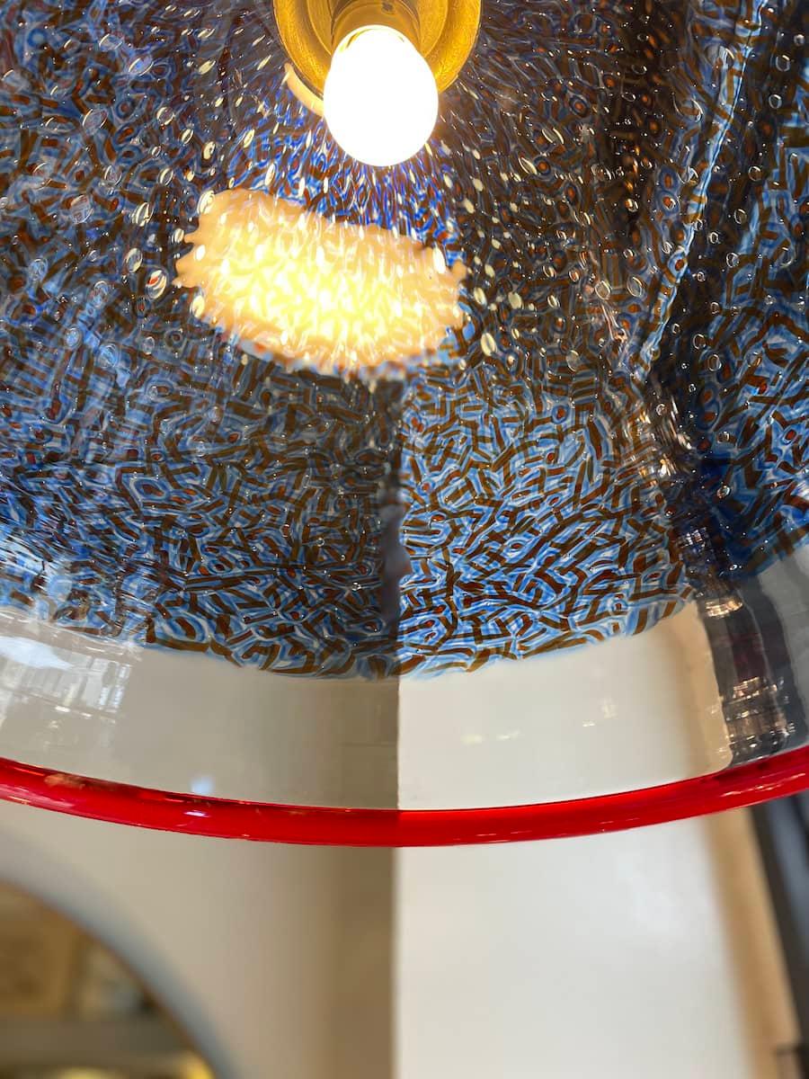 Vistosi Neverrino chandelier, design Gae Aulenti 1960 in vendita 4