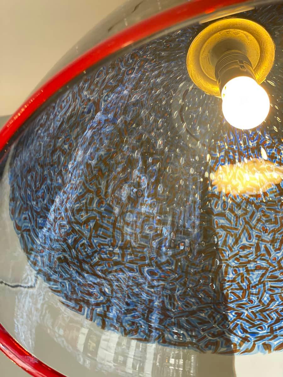 Italiano Vistosi Neverrino chandelier, design Gae Aulenti 1960 in vendita
