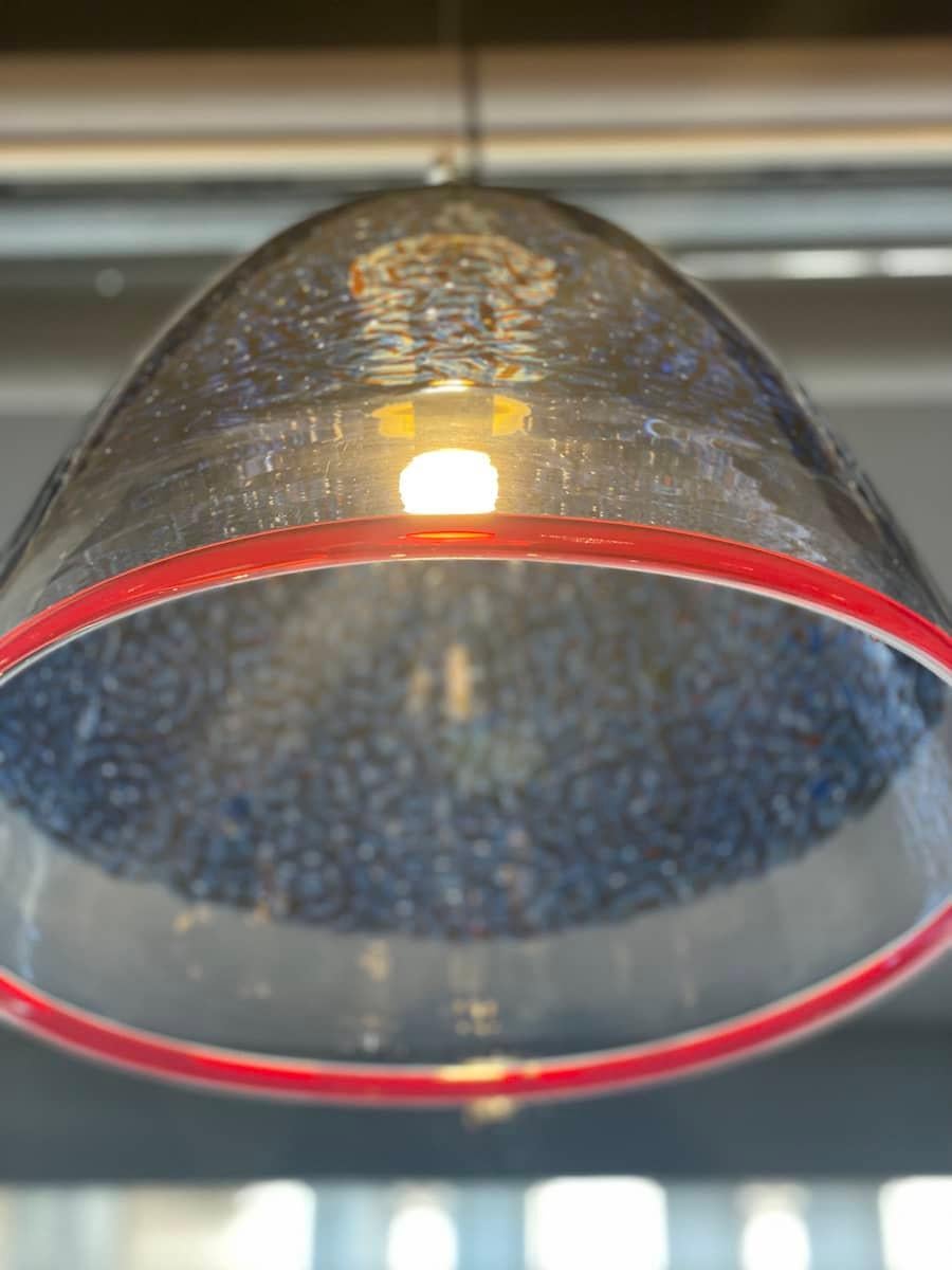 Metà XX secolo Vistosi Neverrino chandelier, design Gae Aulenti 1960 in vendita