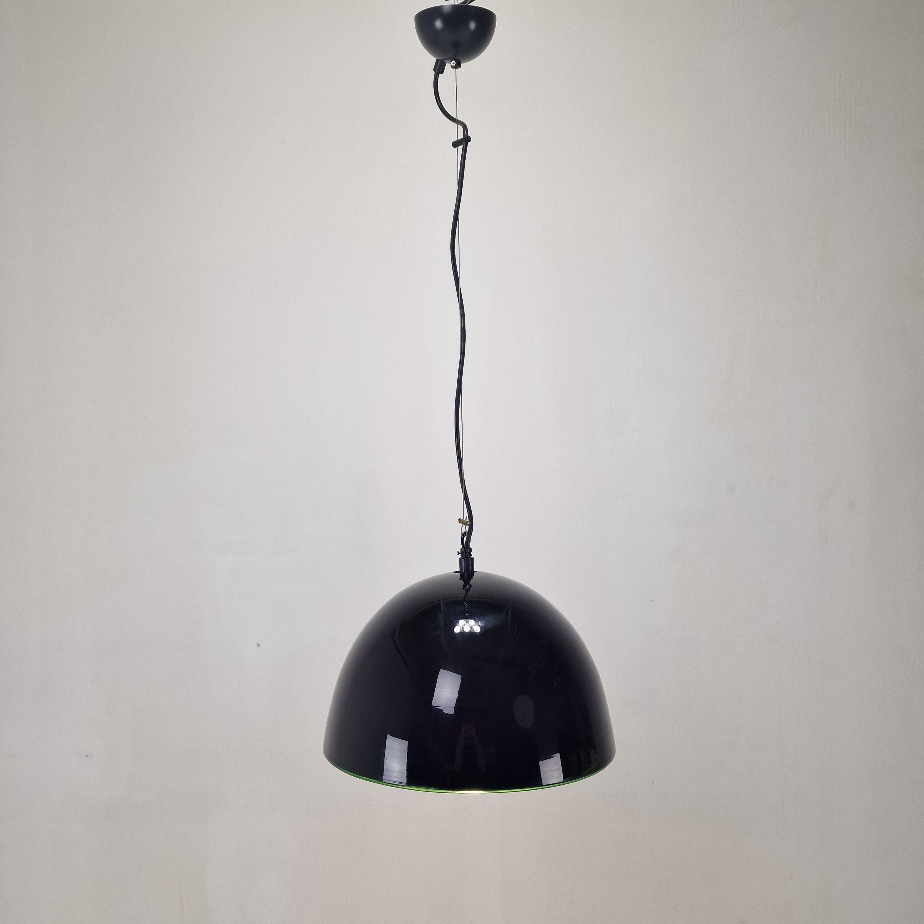 Exceptional and rare pendant designed by Gae Aulenti for Vistosi from the 