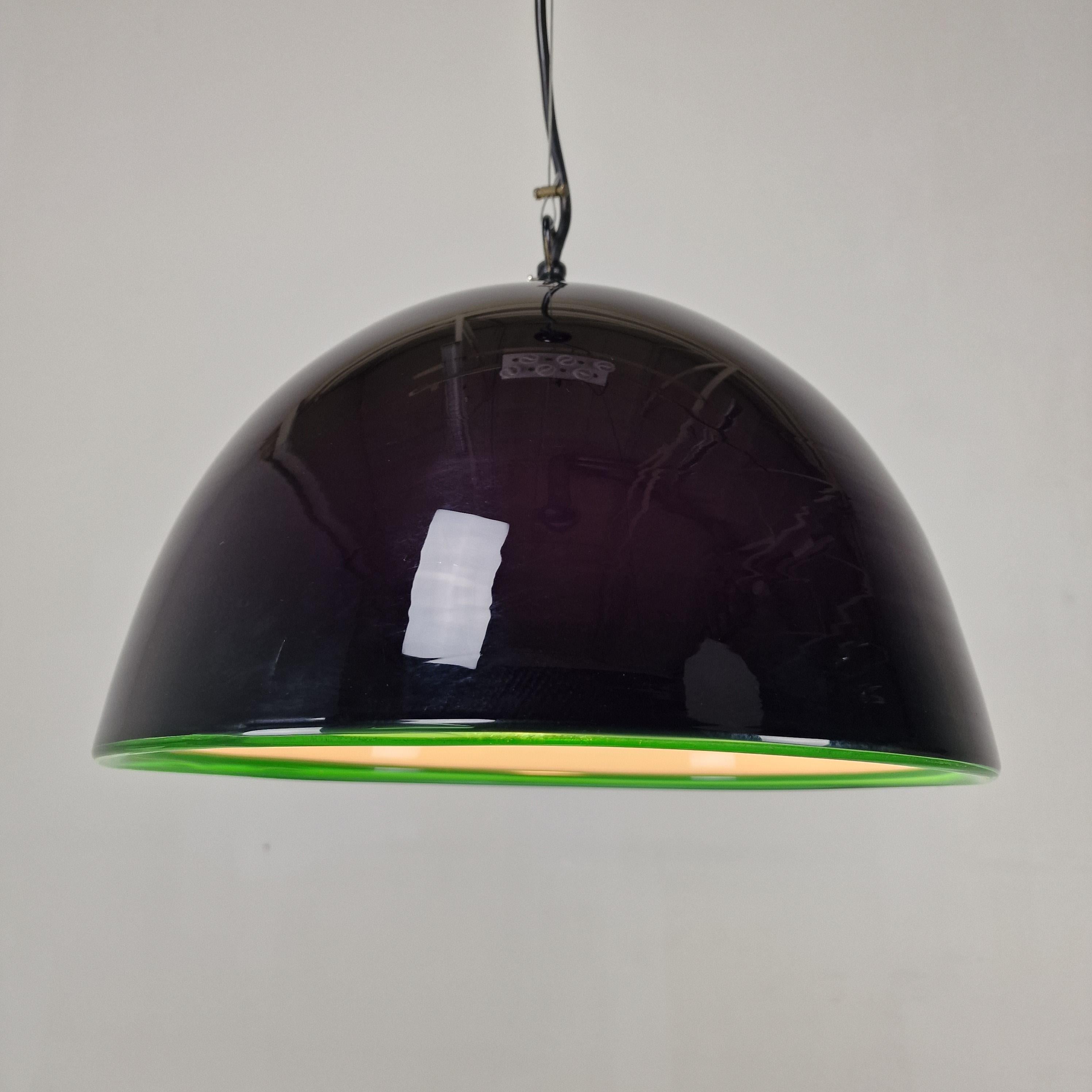 Vistosi Neverrino Murano Glass Lamp by Gae Aulenti For Sale 1