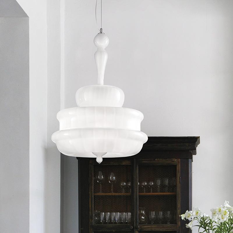 Italian Vistosi Novecento PL Ceiling Light by Romani Saccani Architetti Associati For Sale