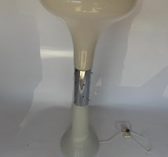 Vistosi Opaque White Glass Floor Lamp