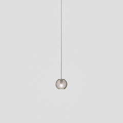 Vistosi Pendant Light in Smoky Striped Glass